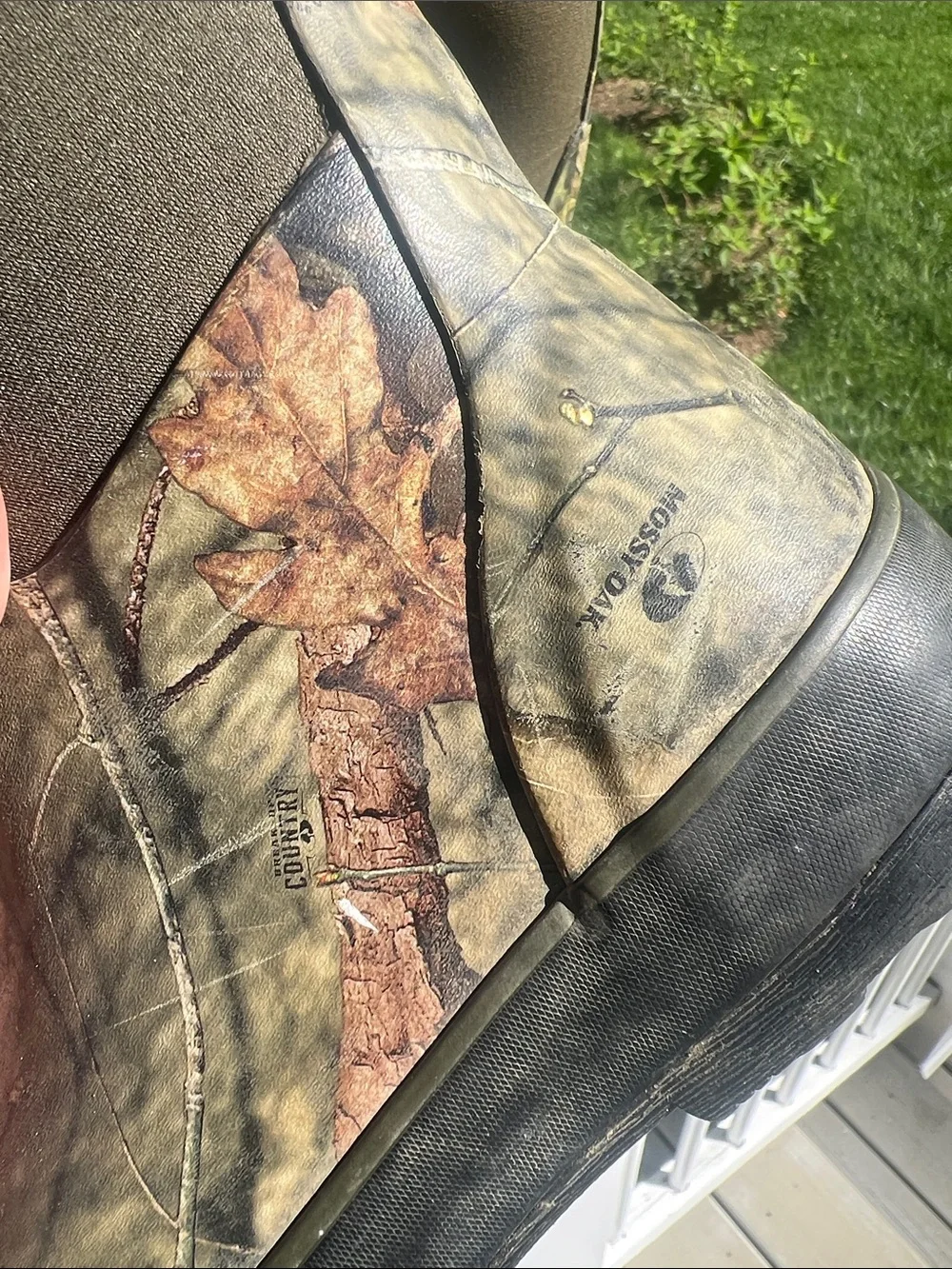 Bogs Kids Waterproof Pull-On Boots in Olive Green Camo